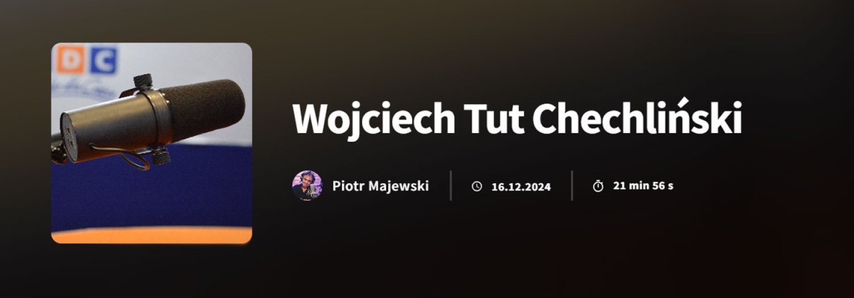 RDC Południe - wywiad z Wojciechem TUT Chechlińskim - Gościem audycji były Wojciech Tut Chechliński, socjolog, autor książki "Żebrak i mściciel".